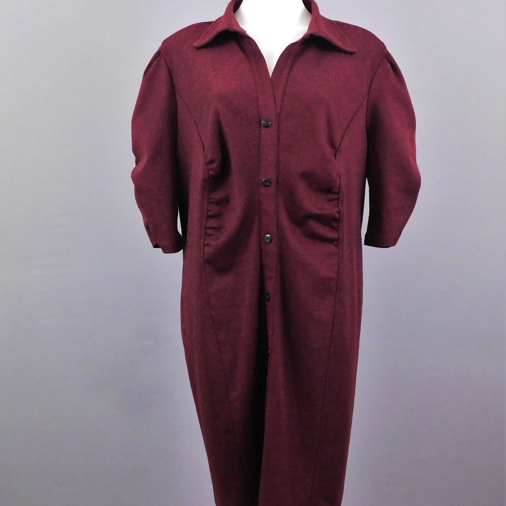 True Envy Women Dress Burgundy‎ 18W